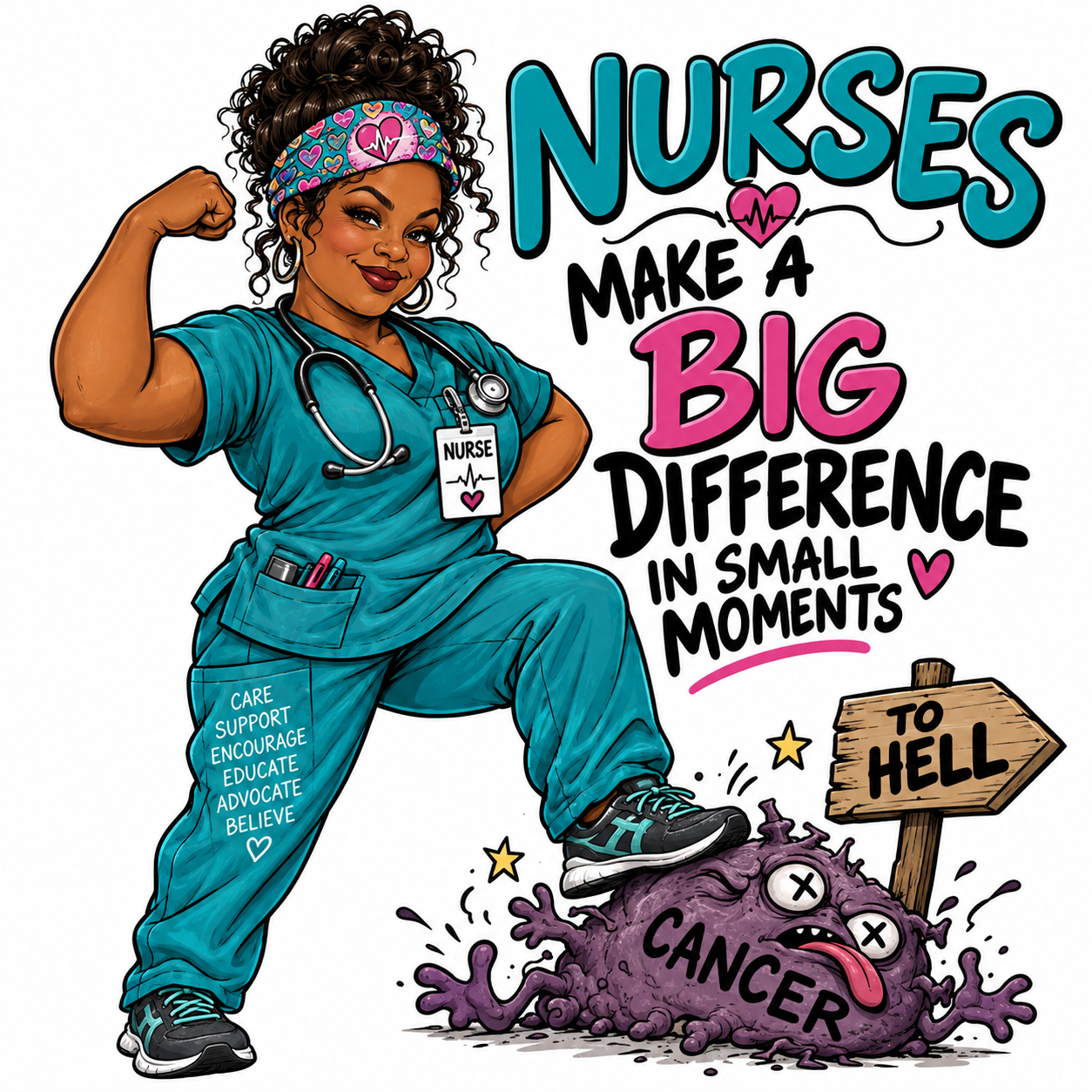 Nurses make a big difference graphic