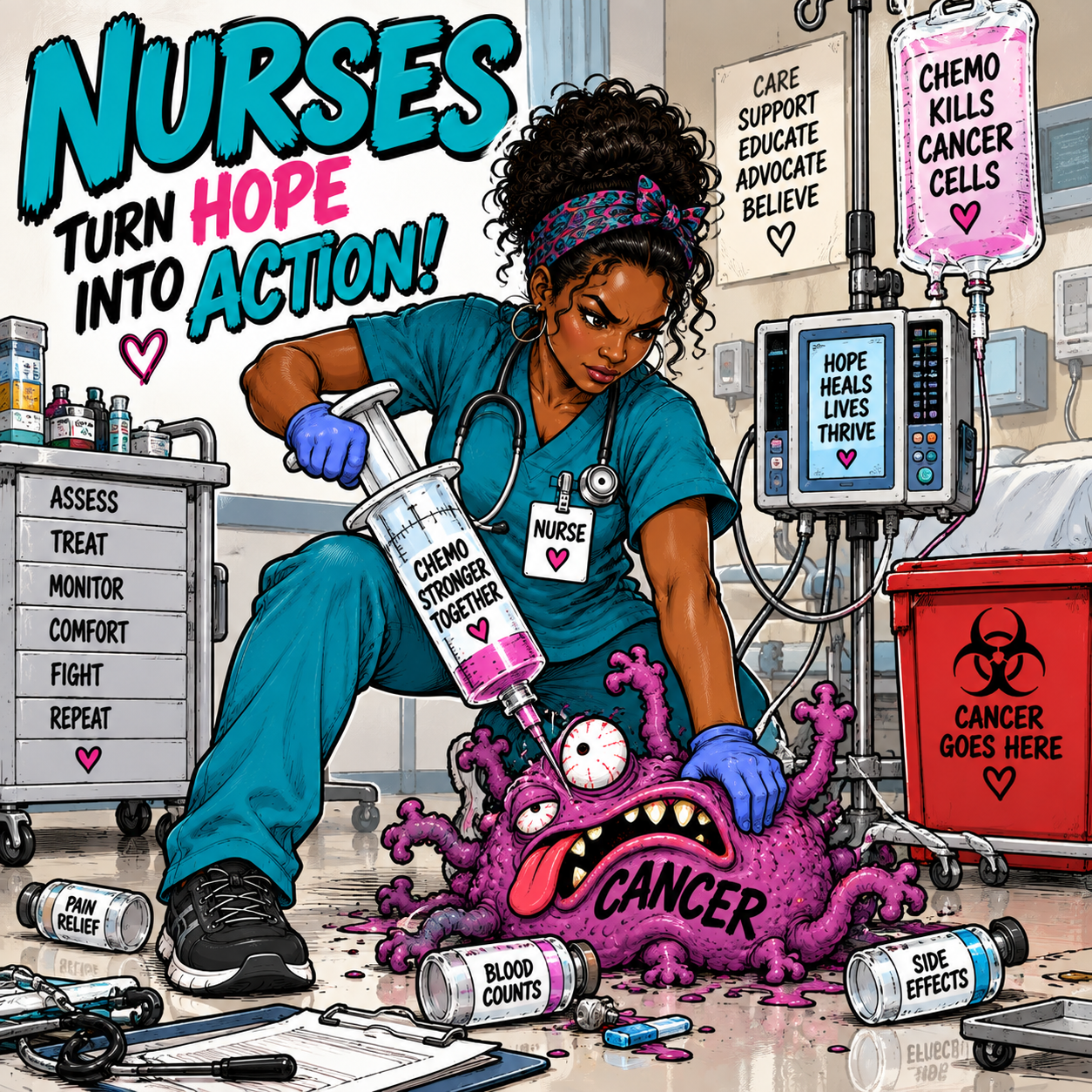 Nurses turn hope into action graphic